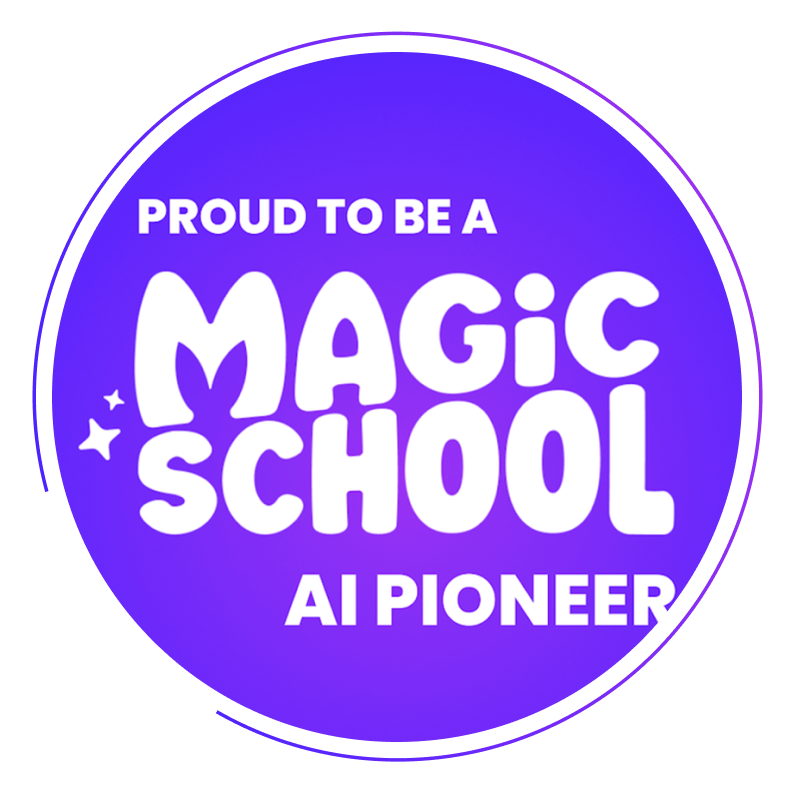 Proud to be a MagicSchool AI Pioneer logo